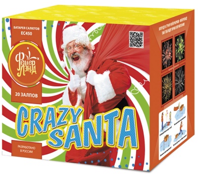 CRAZY SANTA Фейерверк купить в Пушкино | pushkino.salutsklad.ru