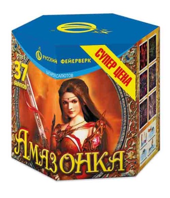 Амазонка Батарея салютов купить в Пушкино | pushkino.salutsklad.ru